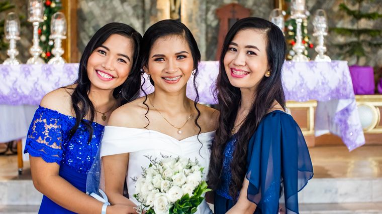 結婚式の思い出の写真 — みんなで